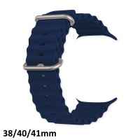 Pulseira Smartwatch Oceano 38/40/41mm - Azul Marinho